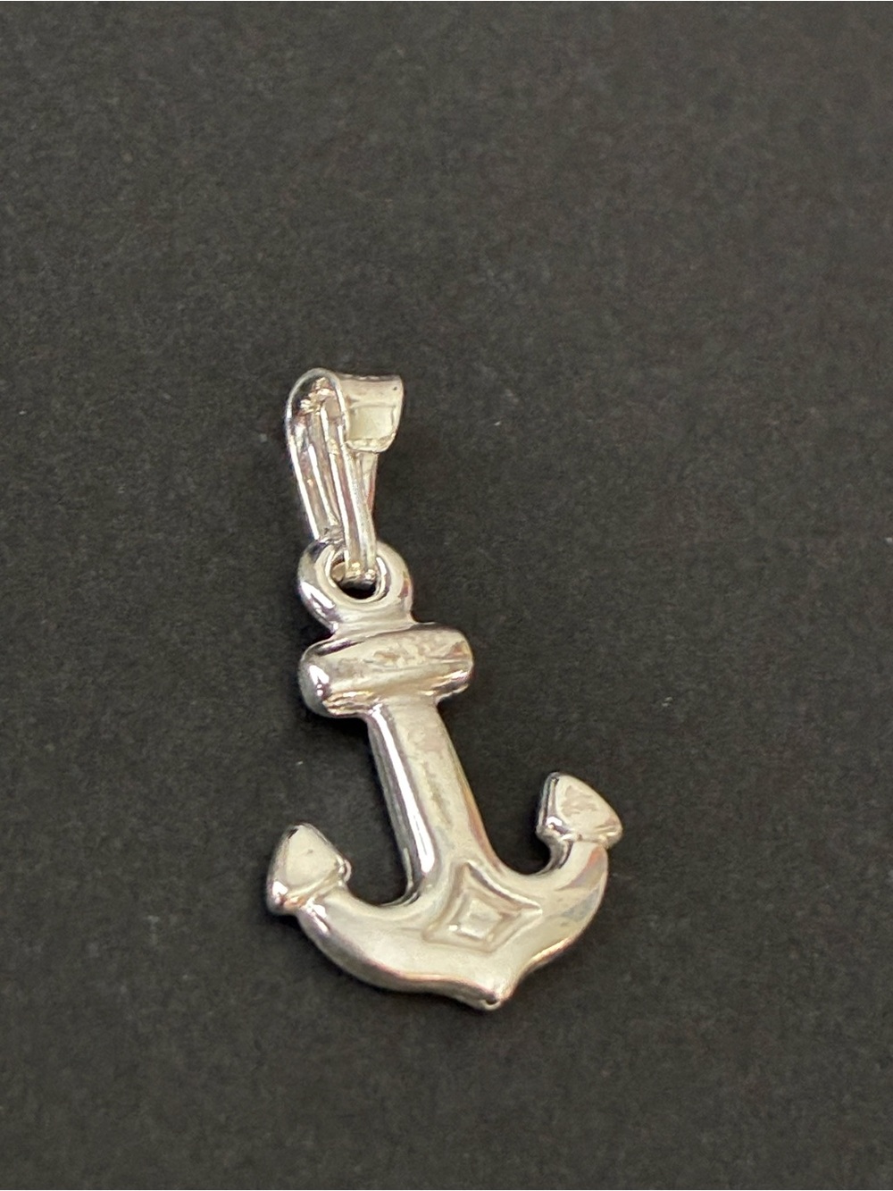 Sterling Silver 925 Anchor Charm Pendant
